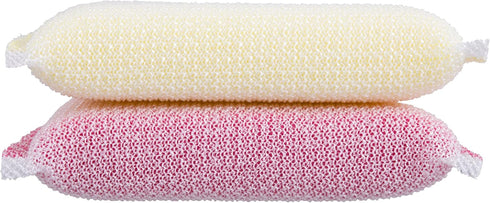 Superio 6 Pack Nylon Cleaning Pad, Multi-Surface Scratch-Free Scour Sponge for Dishes, Cookware, China, and Plasticware