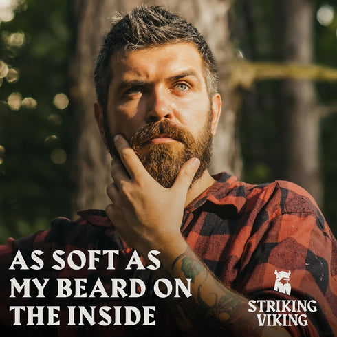 Striking Viking Beard Oil for Men - 2 Fl Oz, Cedarwood Scent, Naturally Derived Conditioner for Beard