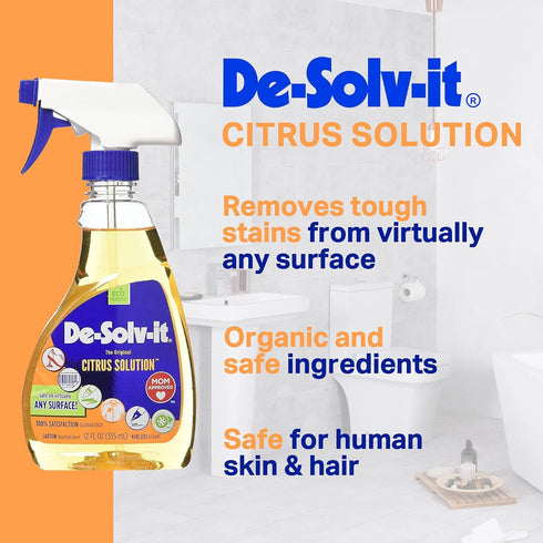 Orange-Sol De-Solv-It Citrus Solution, 12-Ounce, Odor & Stain Remover