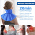 LotFancy Reusable Ice Pack for Neck & Shoulder, Flexible Gel Cold Wrap with Adjustable Straps for Pain Relief