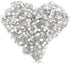 Honbay 1440PCS 5mm ss20 Sparkly Round Flatback Rhinestones Crystals - Non-Self-Adhesive (Clear)