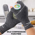 2 Pairs Arthritis Gloves, Hand Compression Gloves for Rheumatoid Pain Relief, Carpal Tunnel, Fingerless for Women & Men