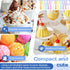 OLLBIT 100PCS (100Pcs) Mini SpoonsDessert SpoonsPlastic Disposable CutlerySmall Plastic Spoons for Ice Cream, Cake