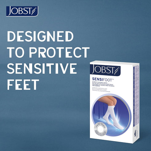 Seamless JOBST SensiFoot Diabetic Support Socks for Men and Women with Toe and Moisture Management - Extra Padding