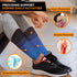 Doc Miller Compression Calf Sleeve - 20-30 mmHg Graduated Support, Knee High, Running, Shin Support, Striped Design, 1