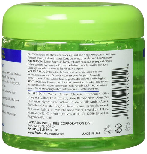 Ic Hair Polisher Olive Styling Gel With Sparkle Lites, 16 Oz