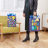 SUNCOLOR 2 Pack 13" Large Gift Bag with Tissue Paper for Him, Happy Birthday