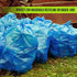 Aluf Plastics Heavy Duty 55 Gallon Blue Trash Bags, 50 Pack, 1.5 MIL, Industrial Strength Plastic