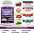 NEW AGE Resveratrol 6000mg Berberine 3000mg Grape Seed Extract 3000mg Quercetin 4000mg - Polyphenol Supplement, 120