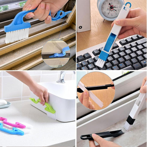 TuTuYa 11PCS Set Crevice Cleaning Brush, Small Gap Cleaning Brushes Ideal for Cleaning Kitchen, Bathroom,Window