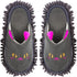 Warm Dark Gray Microfiber Slippers, Anti-slip Moccasin Shoes for Floor Dust Dirt Hair Mop Bedroom Home