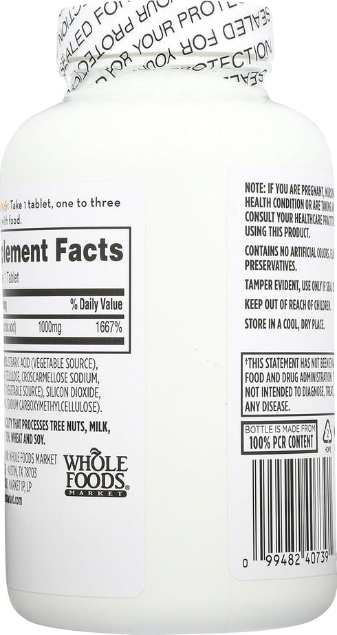 365 Everyday Value Vitamin C 1000mg, 250 Count