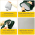 Qomfor 3L Hot Water Bottle - with Soft Premium Fleece Cover - Green, - Heating Pad for Menstrual Cramps and Period
