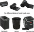 Simple Houseware 4 Gallon Trash Bags, Black, 80 Count