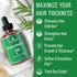 Rosemary Oil for Hair Growth - Topical Treatment for Hair Loss Prevention with Jojoba & Jamaican Black Castor, 1 oz