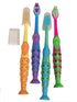 Secret for Longevity 4-Pack Kids BPA Free Toothbrush, Extra Soft, Easy Grip