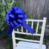 Large Royal Blue Ribbon Pull Bows, 9" Wide, Set of 6, for 4th of July, Birthday, Graduation, Christmas