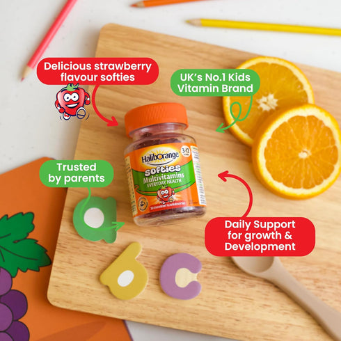 Haliborange 30 Kids Multivitamin Strawberry Softies