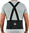 Ergodyne ProFlex 1650 Back Support Belt, 7.5" Elastic, Adjustable, Removable Straps, 4XL, Black