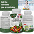 Organic Superfood Greens Fruits and Veggies Complex - Dietary Supplement with 14 Greens & 14 Fruits & Vegetables,