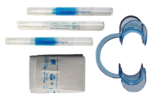White Teeth Global Complete Teeth Whitening Pen Kit with Pre-Treatment, Whitening Pen with 35% Carbamide