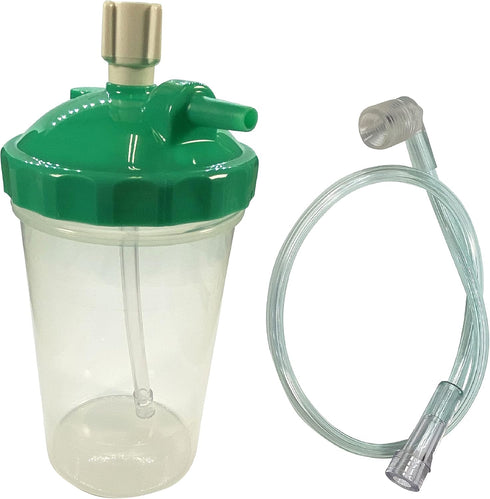 Westmed 6 LPM Humidifier Bottle with 15" Adapter Tubing
