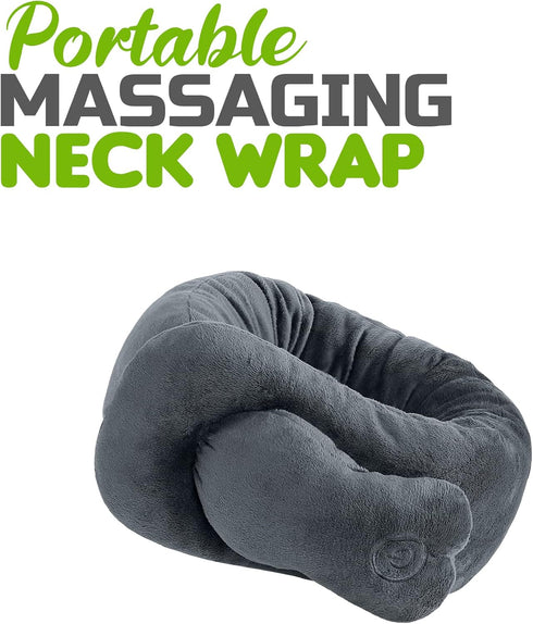 Pursonic Portable Neck & Shoulder Adjustable Massaging Wrap with Soothing Heat to Relax and Soothe Your Neck & Shoulder