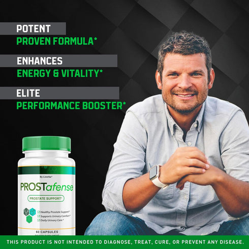 LIVORKA 60 1 Prostafense Health Supplements for Men Capsules - Official Prostafense Pills All Natural Support