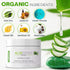 Organic Aloe Vera Lotion - Face & Body Moisturizing Cream with Natural Aloe Vera, Vitamin E, C, Retinol, Shea Butter