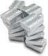 TheDisplayGuys 25-Pack #11 Cotton Filled Cardboard Paper Jewelry Boxes, Silver Foil Gift Case (2.1" x 1.8" x 0.8")