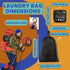 Set Travel Laundry Detergent Sheets Gift - Travel Detergent Sheets, Travel Clothesline, Foldable Laundry Bag