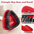 Set 2-Tank Set Spin Mop Handle,Mop Heads Replacements,Scrubber Mop Head and Mop Base Combo Compatible with Ocedar