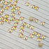 Towenm 3000 Pieces Flatback Rhinestones for Nails, 2mm Glue Fix Glass Flat Back Crystals for Nail Art, Metal