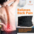 Back Brace for Men, Lower Back Pain Relief, Posture Corrector, Adjustable Lumbar Support Belt for Sciatica and