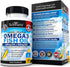 Triple Strength Omega 3 Fish Oil Supplement - 2250mg EPA DHA from Wild Caught Fish for Joint & Brain Health - 180