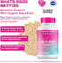 Pink Stork Maca Root Capsules for Women Organic Maca with BioPerine for Hormonal Balance, Energy + Wellness Supports