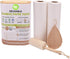 Bamboo Rayon Paper Towels (2 Rolls, 40 Sheets) - Washable Reusable Paper Towel Alternative, Eco Friendly Gift Set