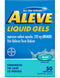 Aleve Liquid Gels, Naproxen Sodium for Pain Relief - 50 Count
