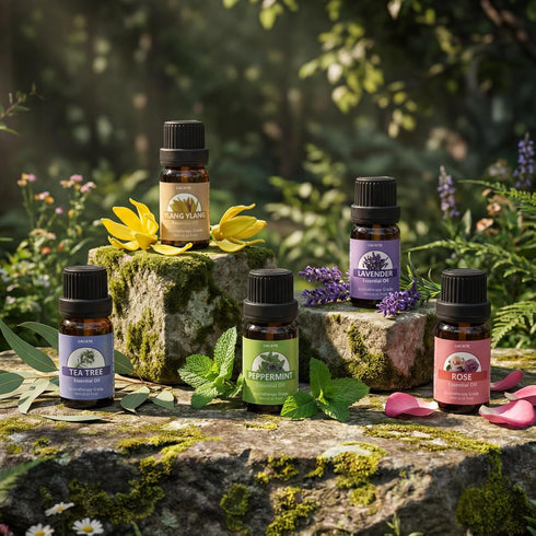 Set Making(40 10 ML) SACATR Essential Oils - Natural Essential Oils - Perfect for Diffuser, Humidifier,Aromatherapy
