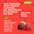 Kids Multivitamin Gummies, Complete Daily Essential Vitamins - 12 Essential Minerals & Vitamins, Chewable Fruit Flavor
