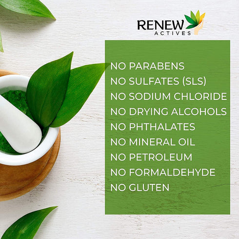 Renew Actives Retinol Serum for Face: Pure 1% Retinol Serum with Hyaluronic Acid, Vitamin C, Peptides - Anti Wrinkle and Anti Aging Facial Serum - 70% Organic Skin Care Products - 30mL / 1 Fl Oz