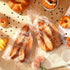 LemonSecret 100 Pack Packaging (8" 4" 18") Bread Loaf Bags for Homemade Bread with Ties Large Clear Plastic Bakery Bags