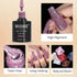 MIZHSE Reflective Glitter Gel Nail Polish - Shimmery Gel Polish Set 10ml for Nail Art Varnish DIY at Home