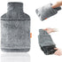 samply Hot Water Bottle with Soft Thick Faux Fur Cover and Hand