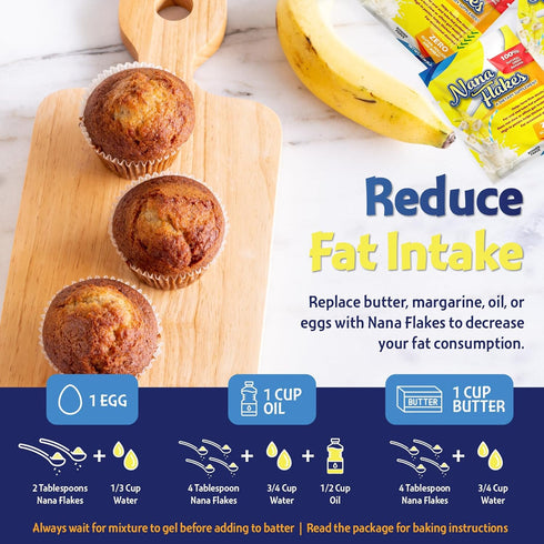 Nutritional Designs Nana Flakes, 100% Pure Anti-Diarrheal Banana Powder for IBS Relief & Heart Burn - Natural, 50 Packs