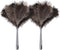 Feather Duster-Genuine Ostrich Feathers,Anti-Static,Reusable Eco-Friendly Handheld Cleaning for Keyboard,Home,Car,Office(17Inch,2Pack)
