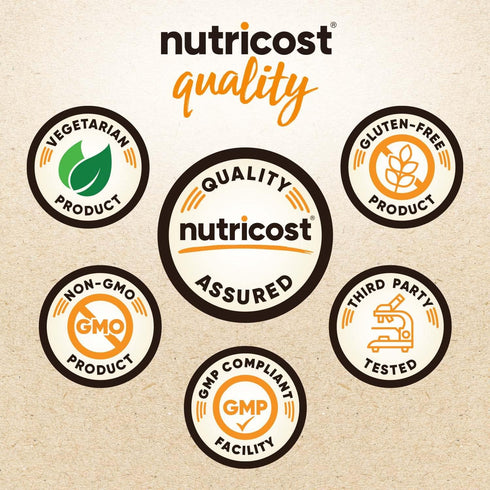 Nutricost Fiber Capsules with Prebiotic Fiber Supplement, 150 Capsules, Made with Organic Psyllium Husk & Jerusalem
