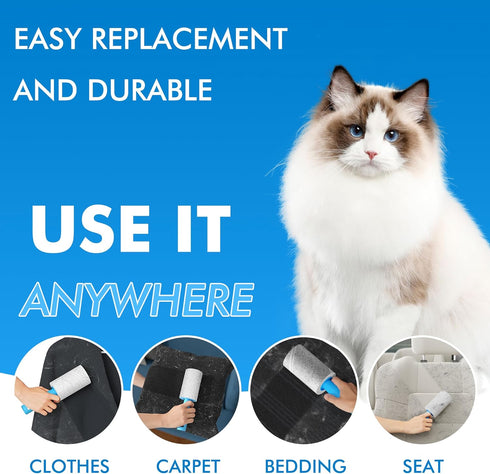 Extra Sticky Lint Roller Refills, Mega Value Set 999 Sheets for Pet Hair Removal, Dog and Cat Lint Remover
