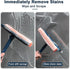 Multi-Use Window Squeegee: 56" Long Handle 2 in 1 Cleaning Tool with Dual Side Blade for Glass and Mirrors
