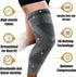 NEENCA Compression Leg Sleeve - Long Knee Sleeve, Ultra-thin Leg Sleeve with Graphene Ions Infused Fabric for Knee Pain